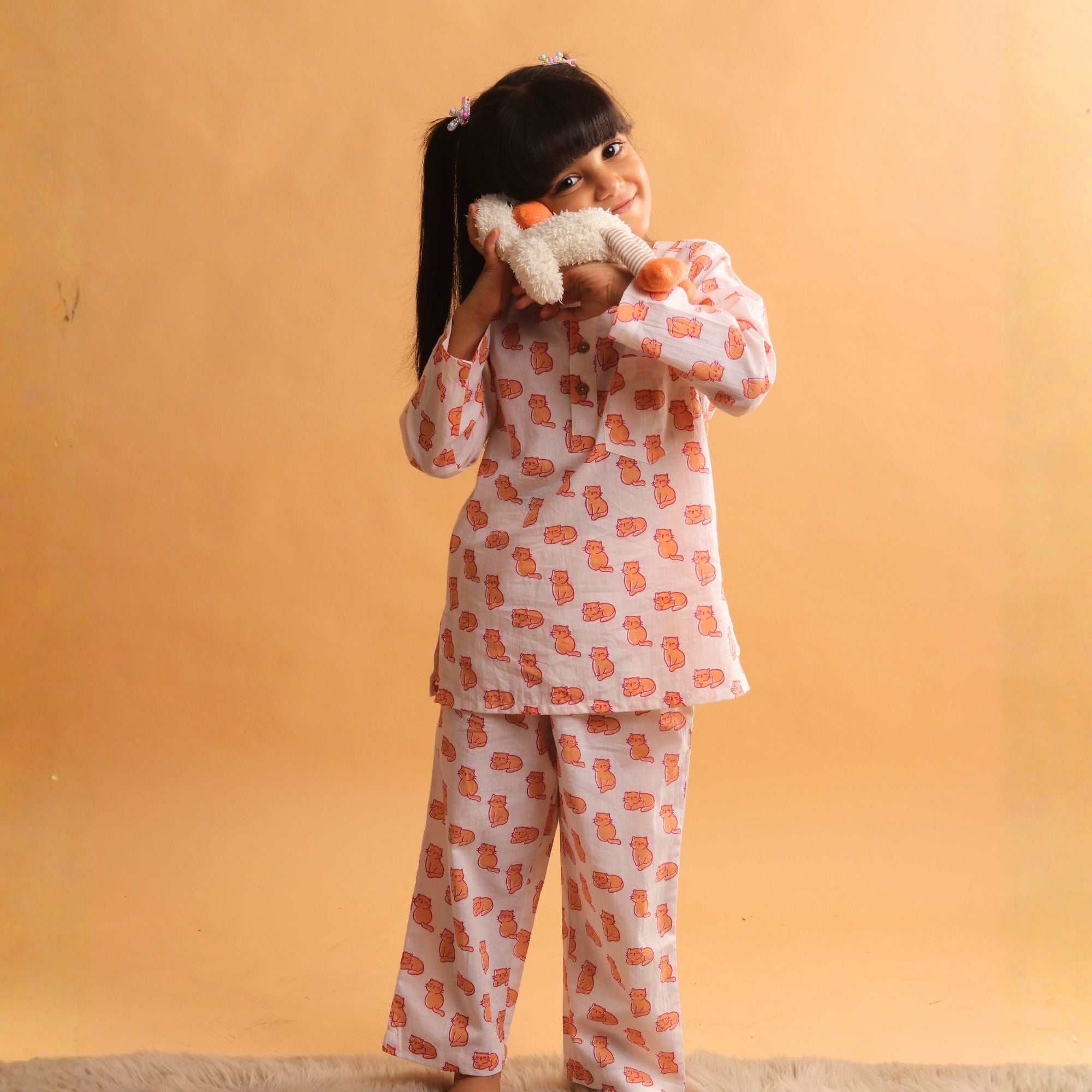 Meow Mornings PJ set