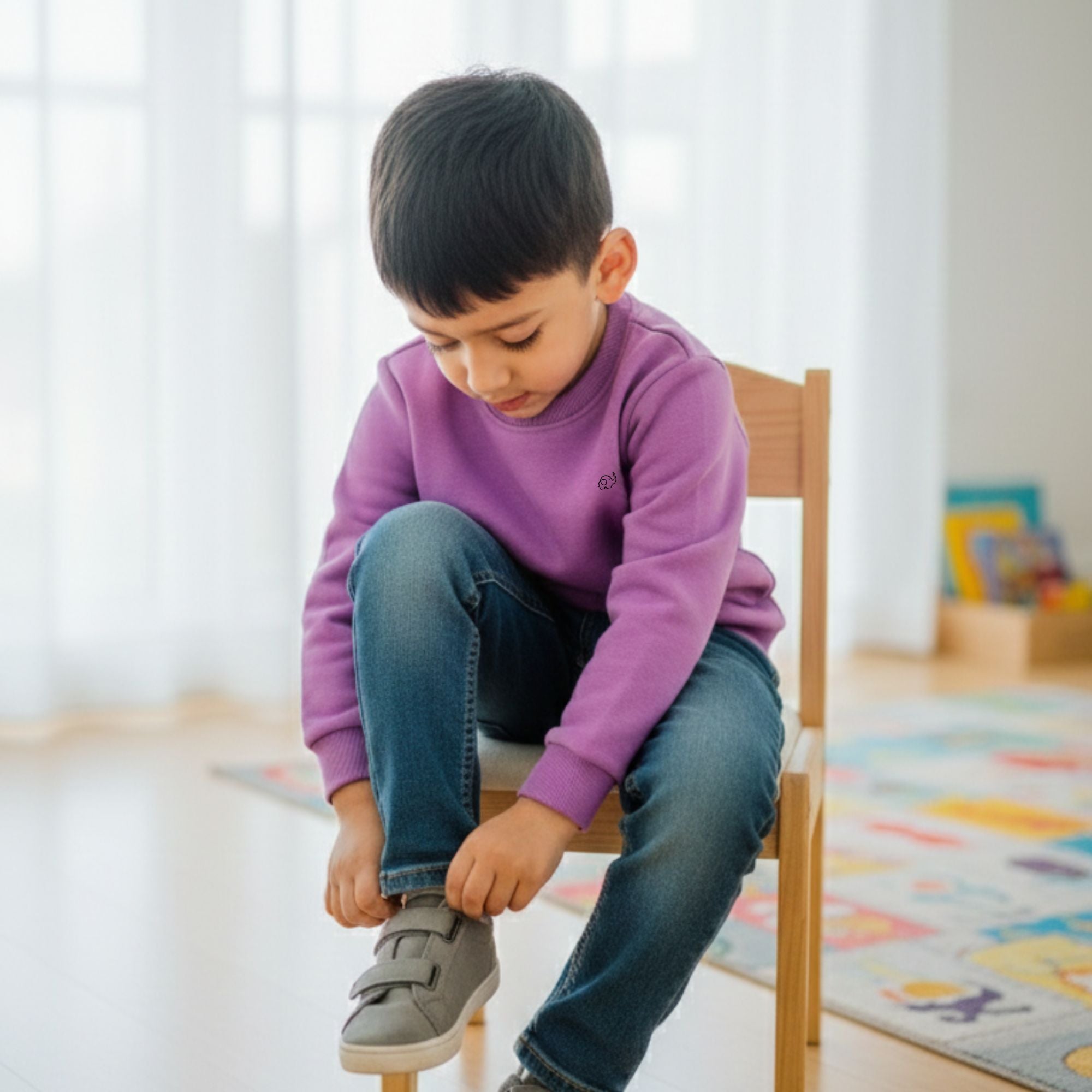 Peppy Purple Sweatshirt