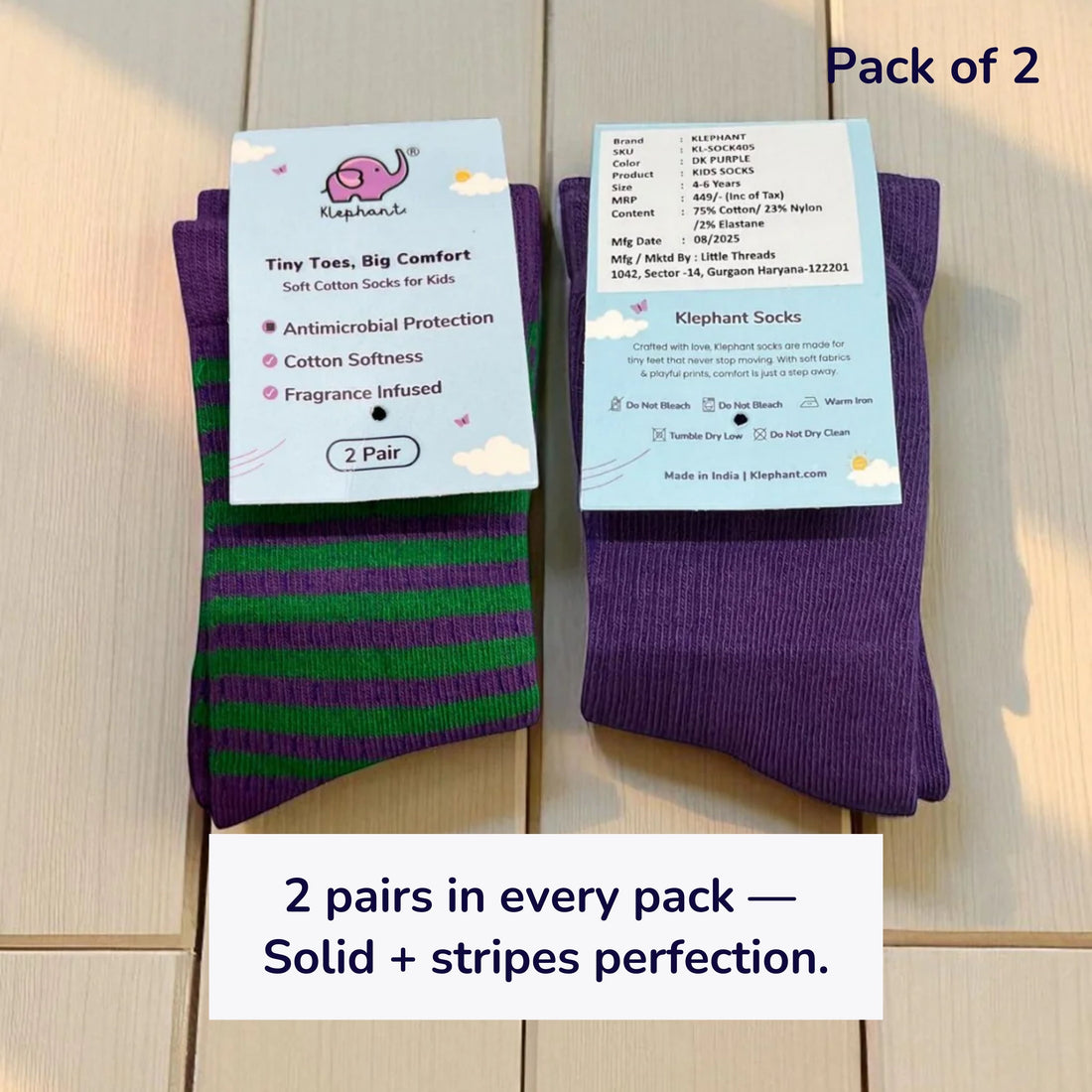 Berry Mint Socks
