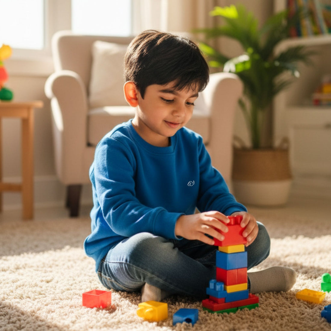 Behold The Blue Sweatshirt