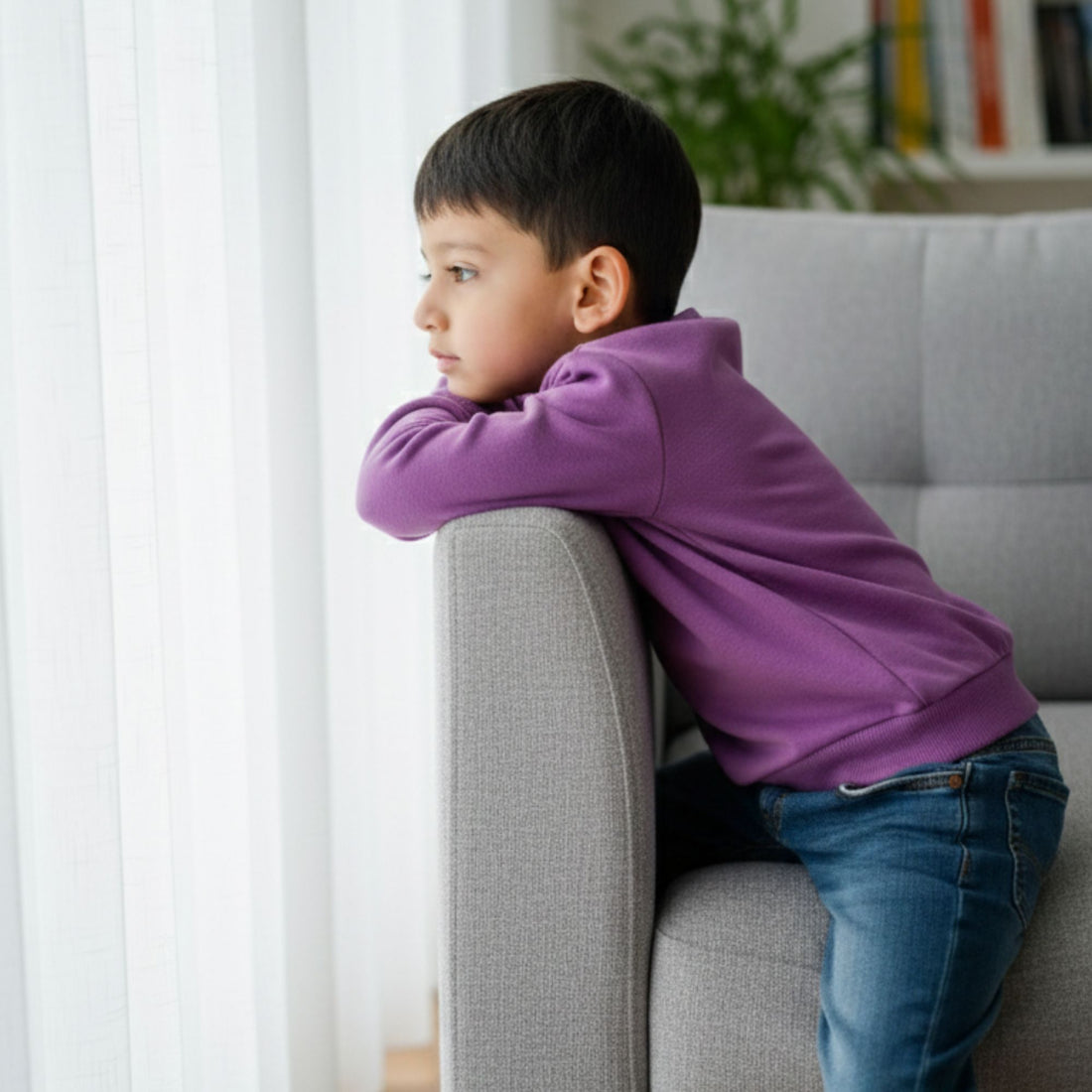 Peppy Purple Sweatshirt