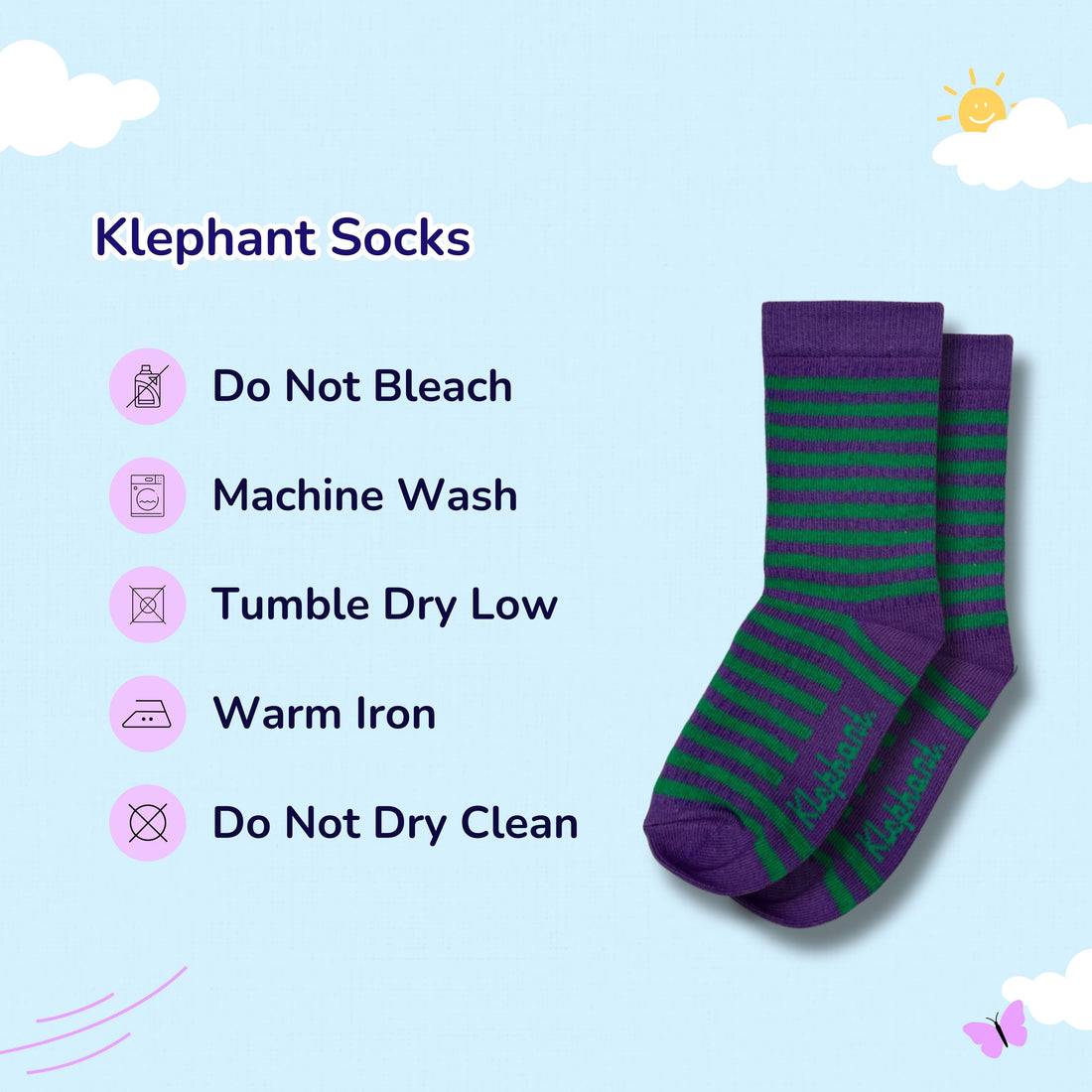 Berry Mint Socks