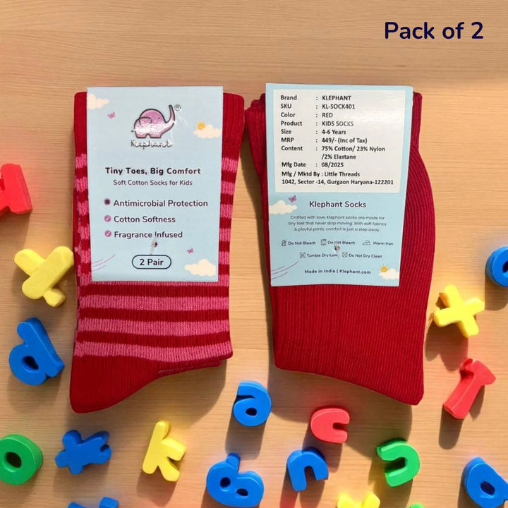 Strawberry Swirl Socks