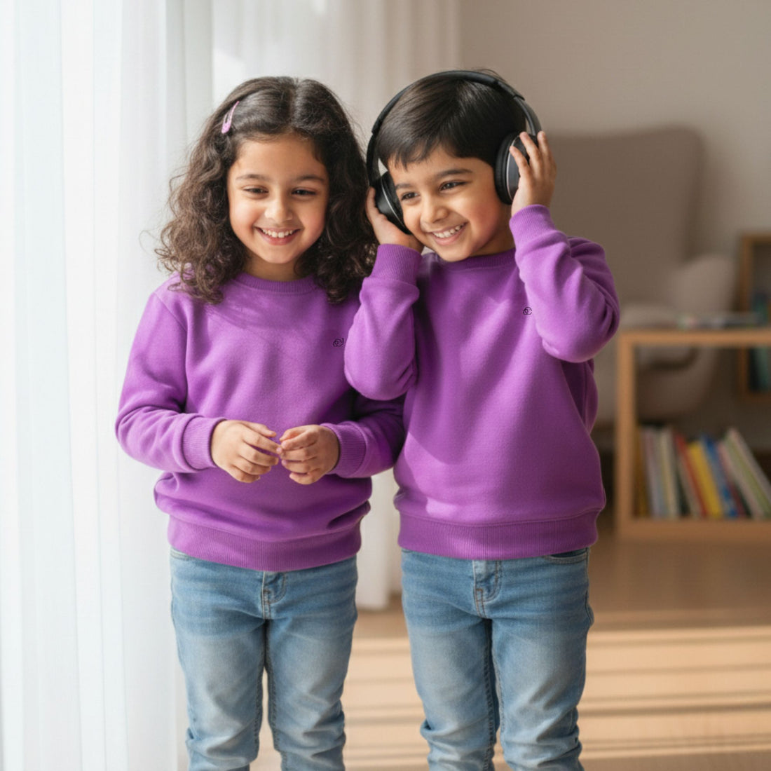 Peppy Purple Sweatshirt