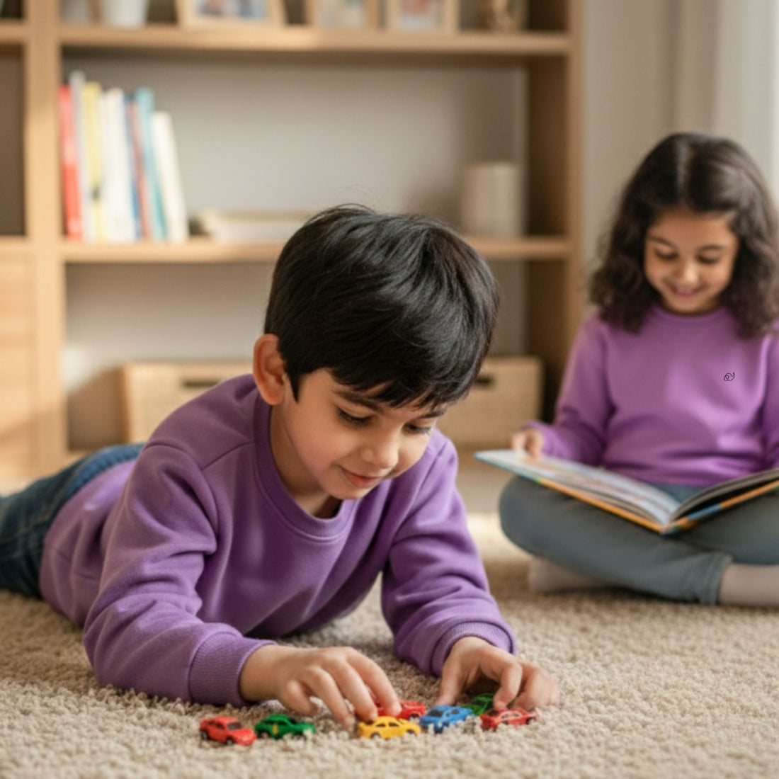 Peppy Purple Sweatshirt