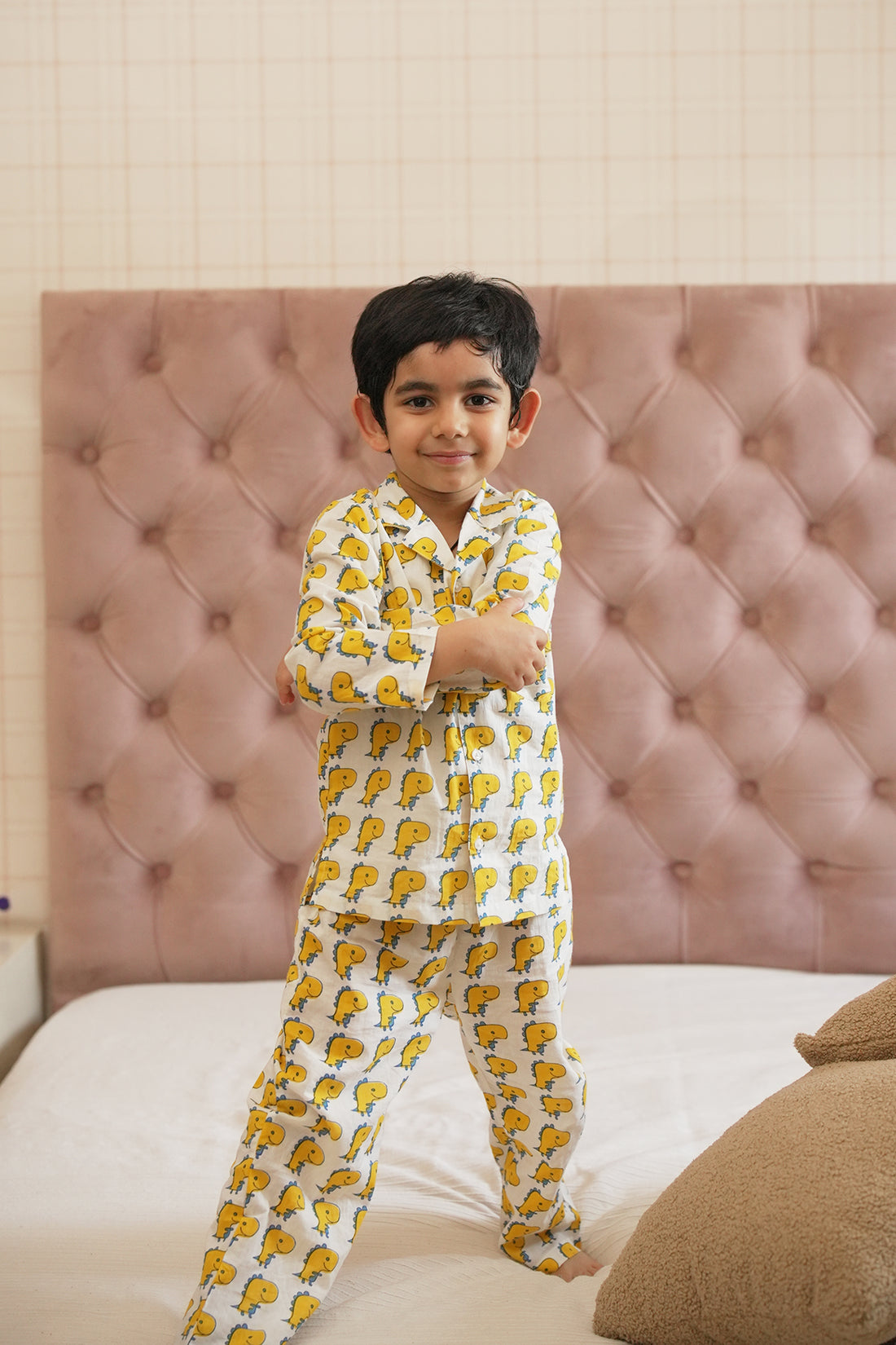 Dino Print Night Suit Set