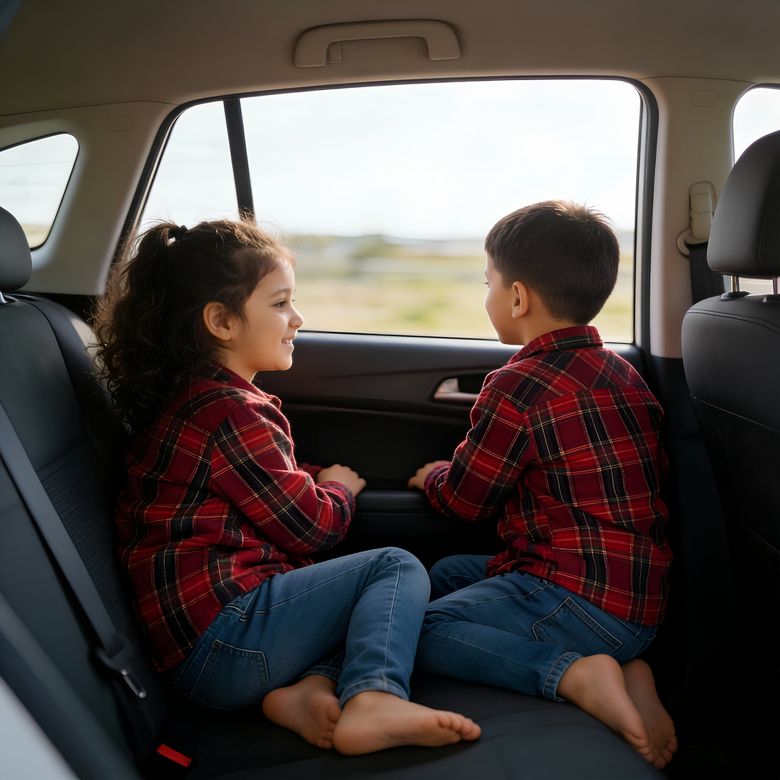 Santa Red Check Shirt