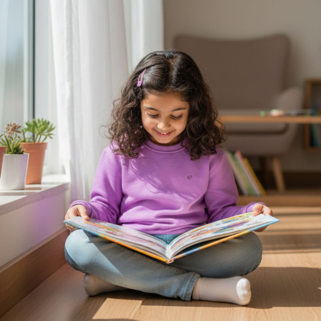 Peppy Purple Sweatshirt