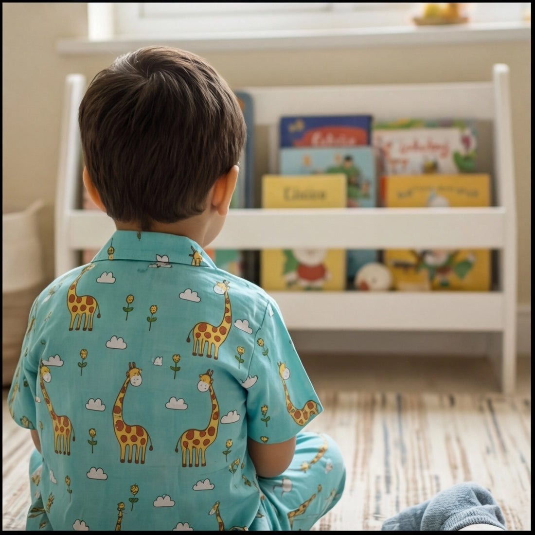 GG Giraffe Half Sleeve Night suit