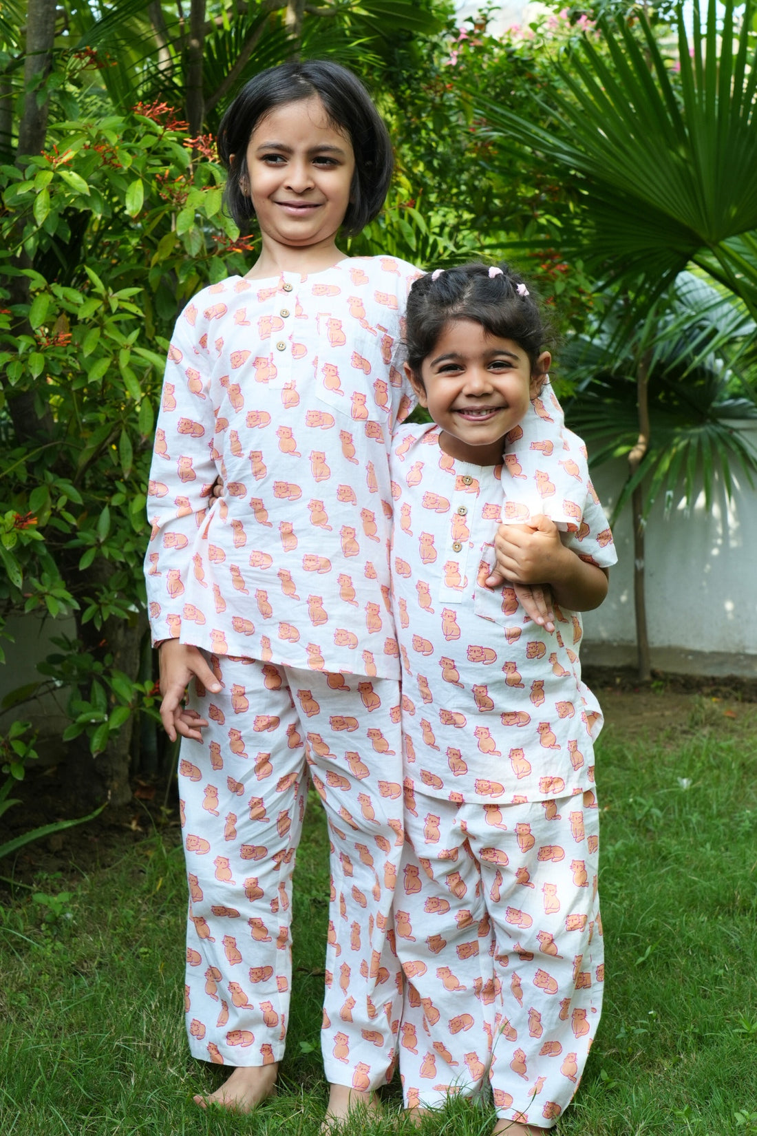 Meow Mornings PJ set