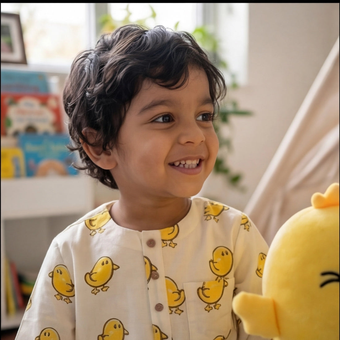 Chikoo Chick Unisex Night suit