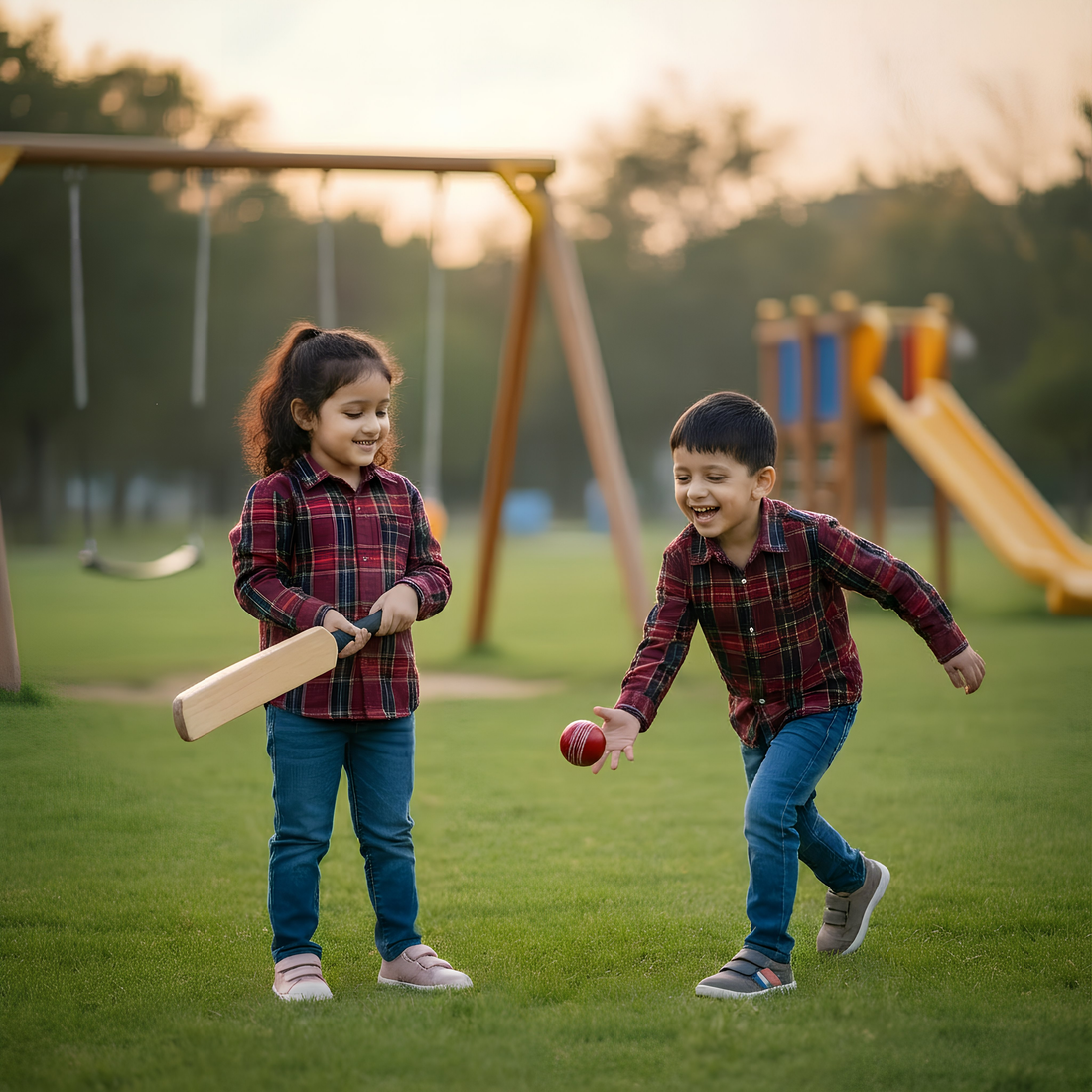 Santa Red Check Shirt