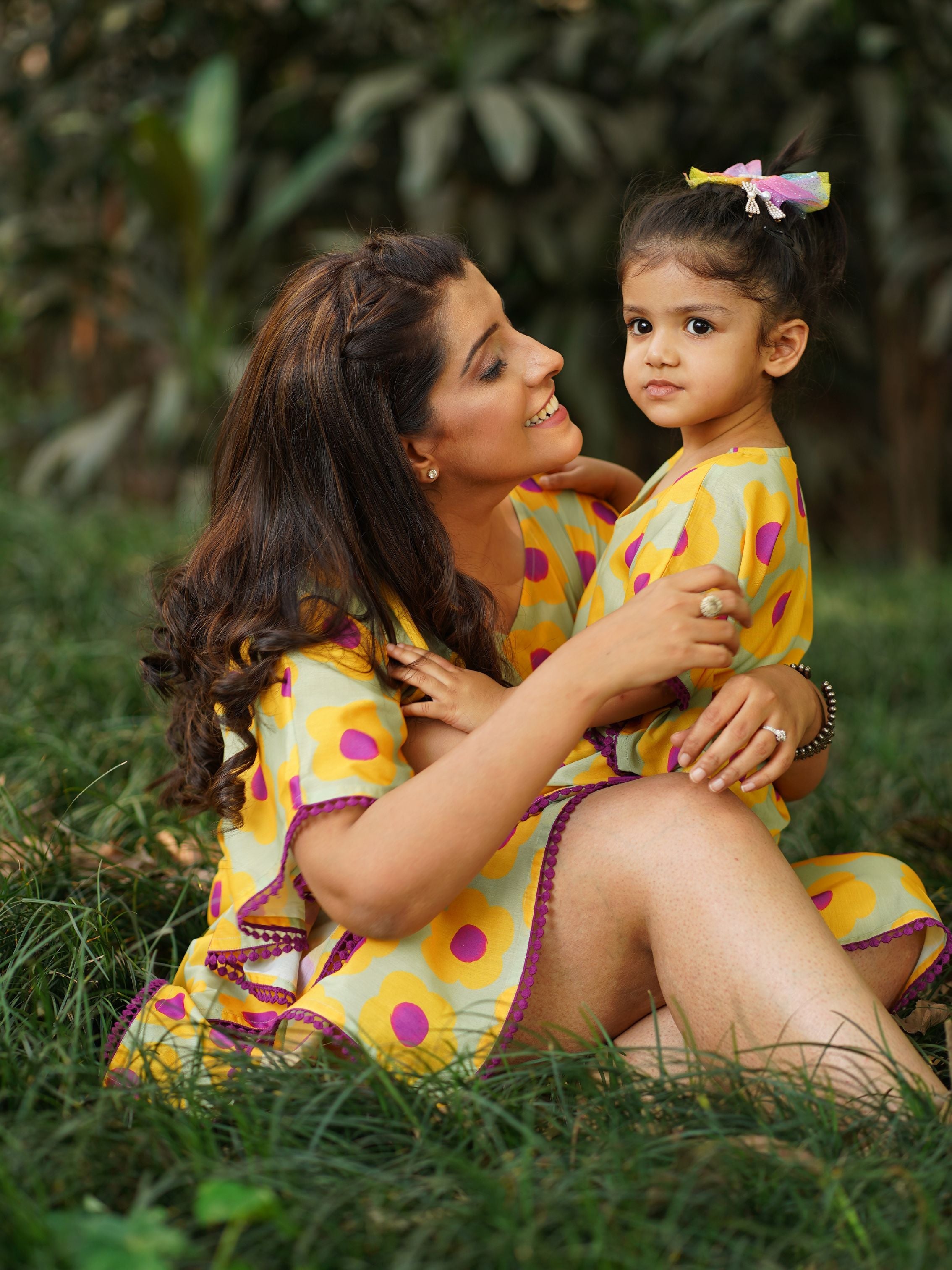 Bahaar Kaftan for Mom & Daughter