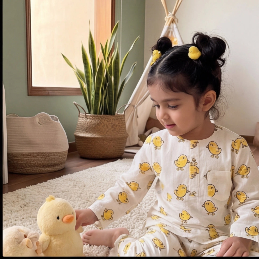 Chikoo Chick Unisex Night suit