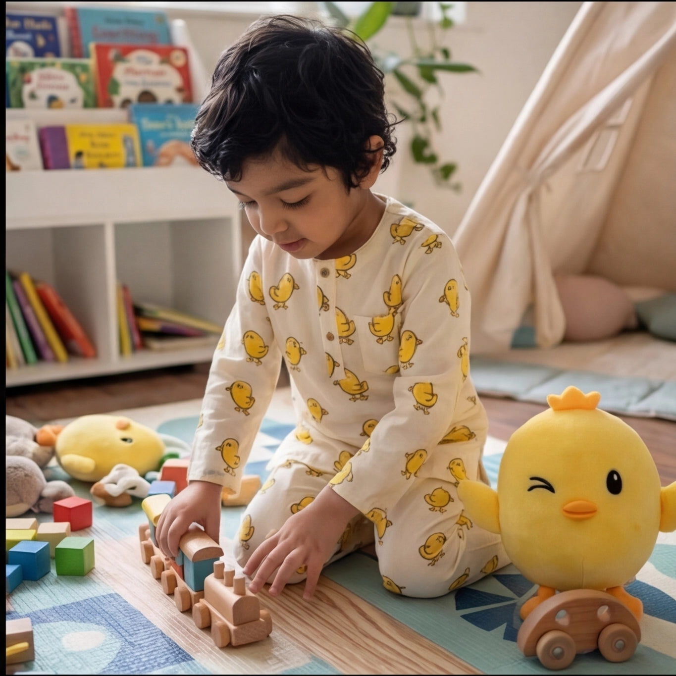 Chikoo Chick Unisex Night suit