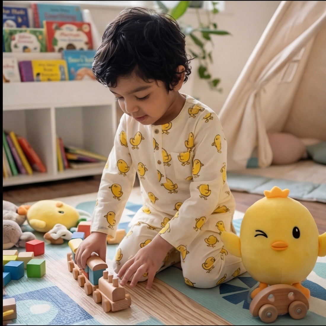 Chikoo Chick Unisex Night suit