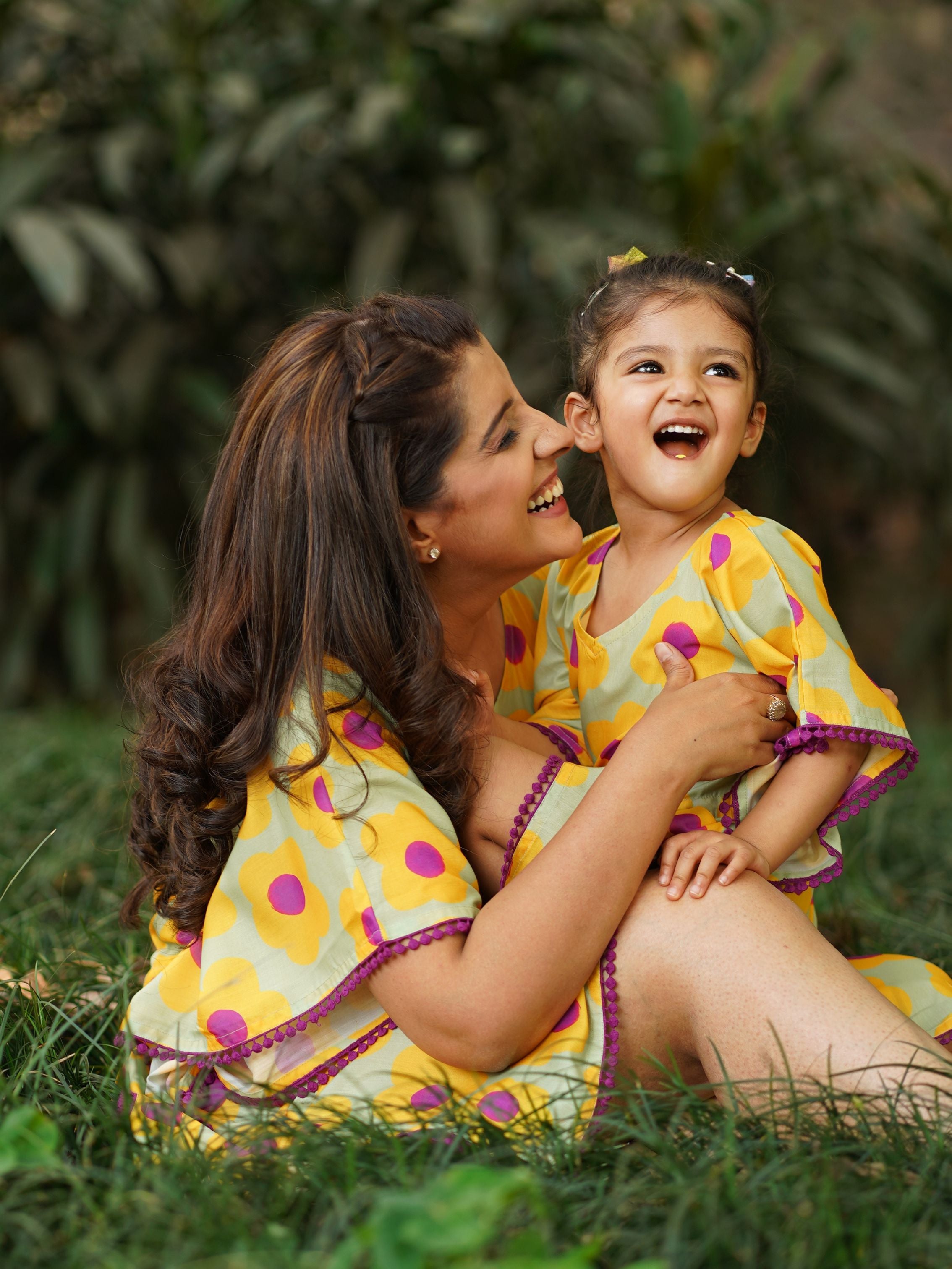 Bahaar Kaftan for Mom & Daughter