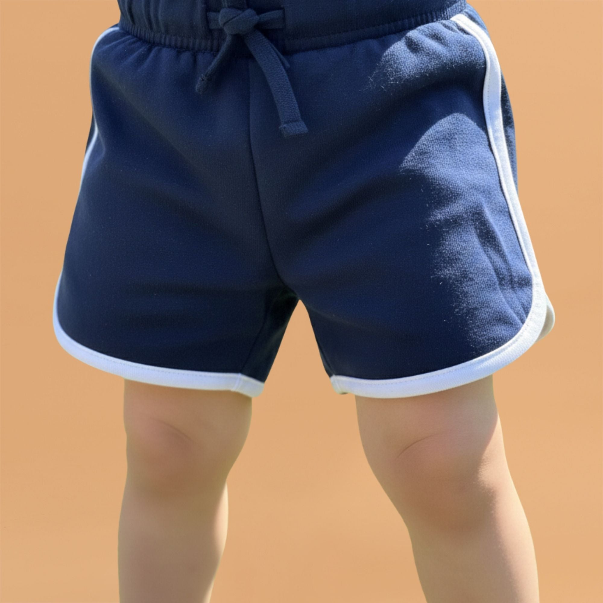 Girl Elephant Print Short Sleeve Cotton T-Shirt & Shorts Set