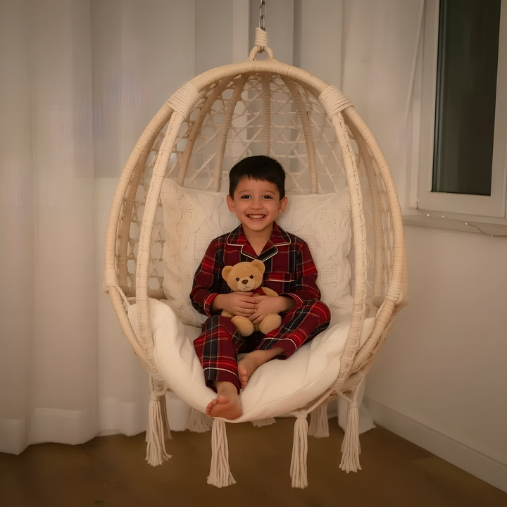 Red Tiny Santa Pajama Set