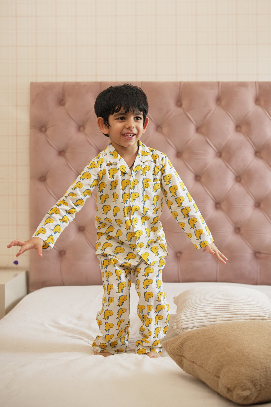 Dino Print Night Suit Set