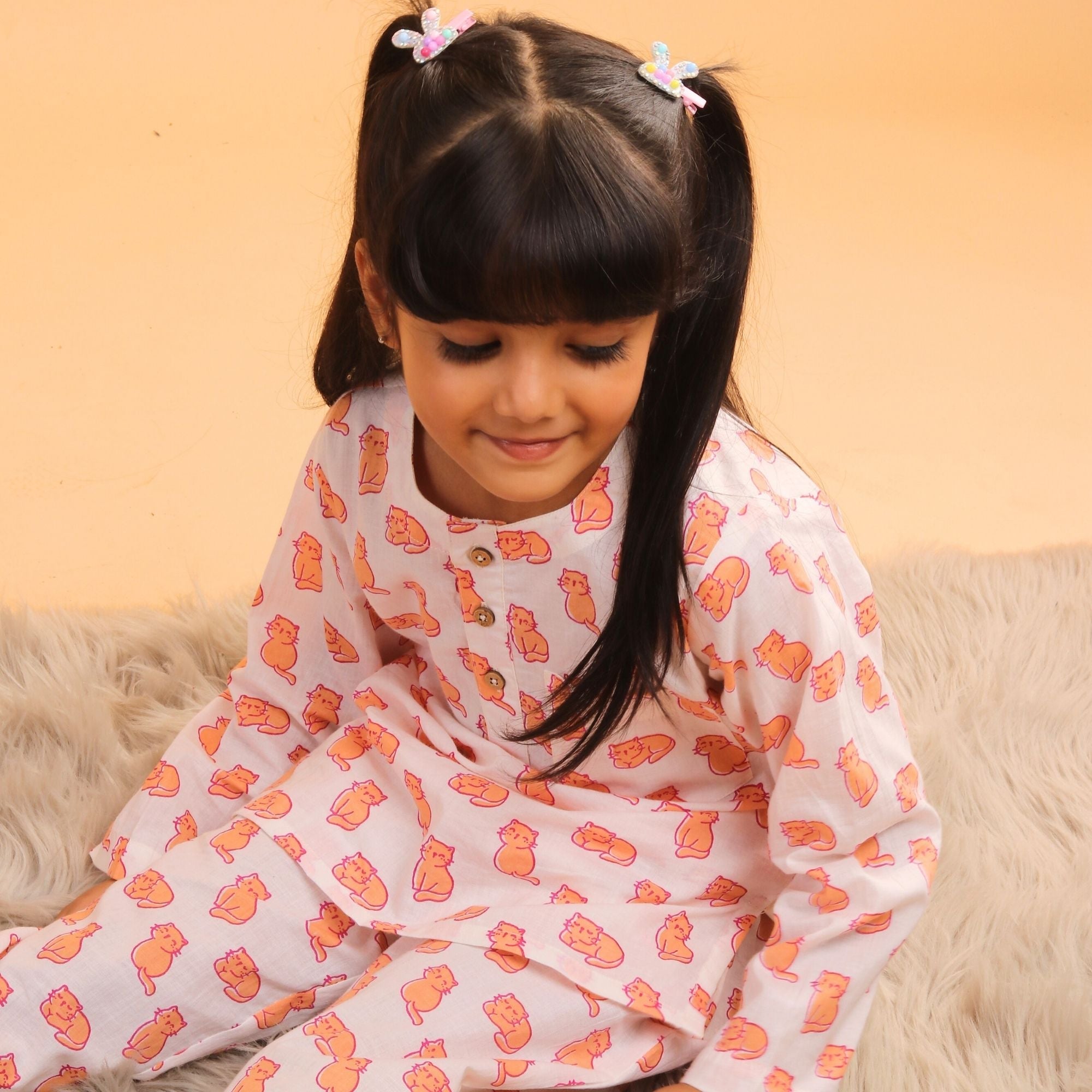 Meow - Mornings Mom & Kids Twinning Set
