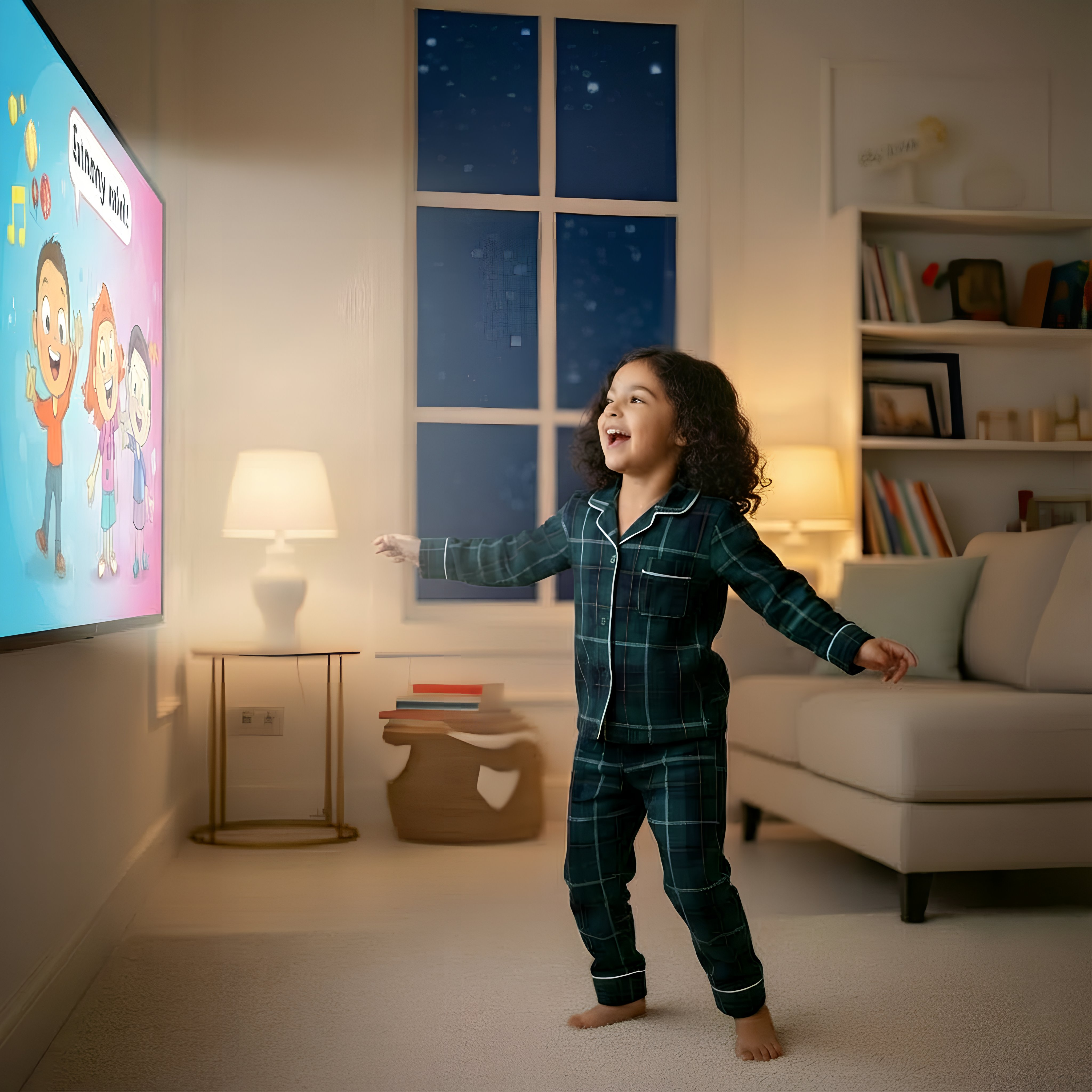 Green Tiny Santa Pajama Set