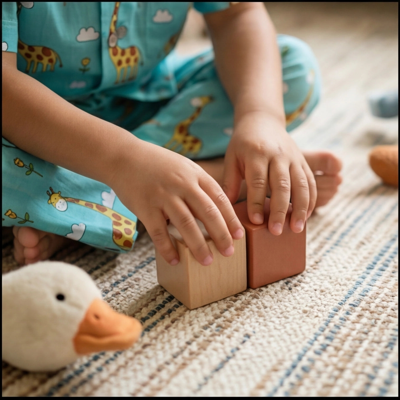 GG Giraffe Half Sleeve Night suit