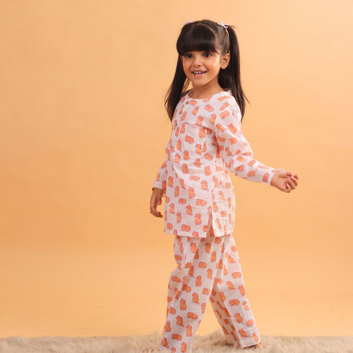 Meow Mornings PJ set