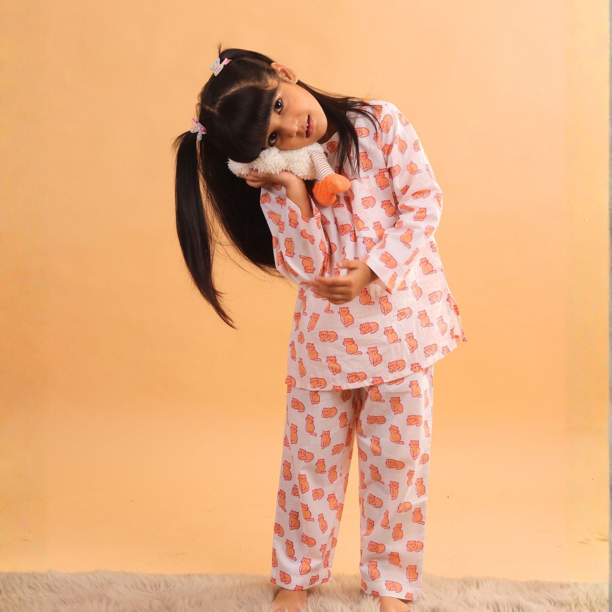 Meow Mornings PJ set