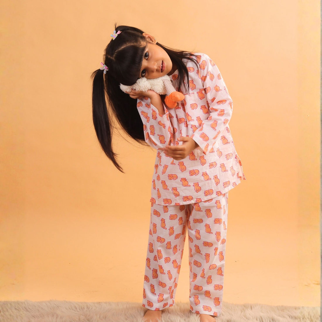 Meow Mornings PJ set