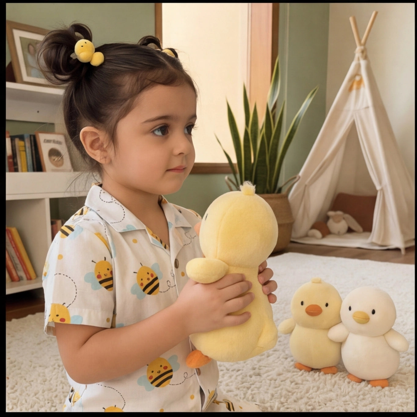 Bumble Bee Half Sleeve Night suit