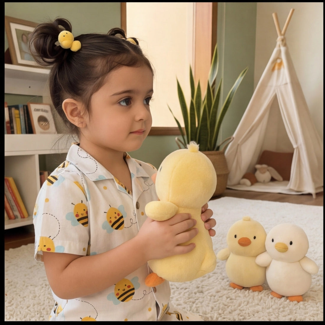 Bumble Bee Half Sleeve Night suit