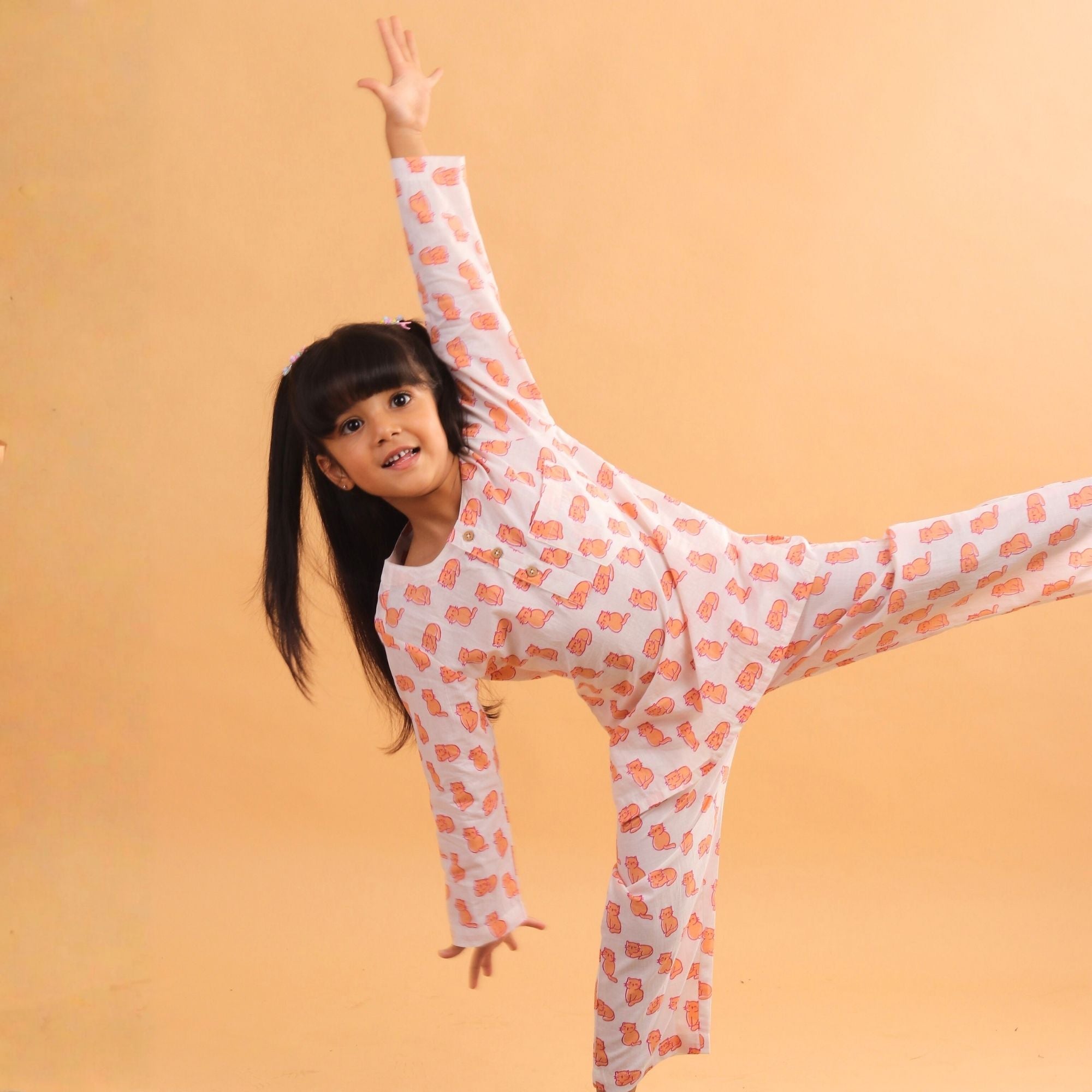 Meow Mornings PJ set