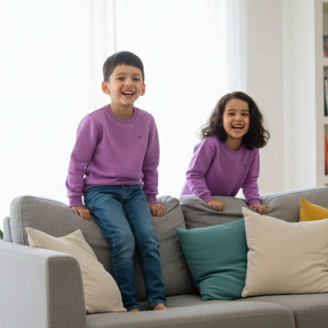 Peppy Purple Sweatshirt