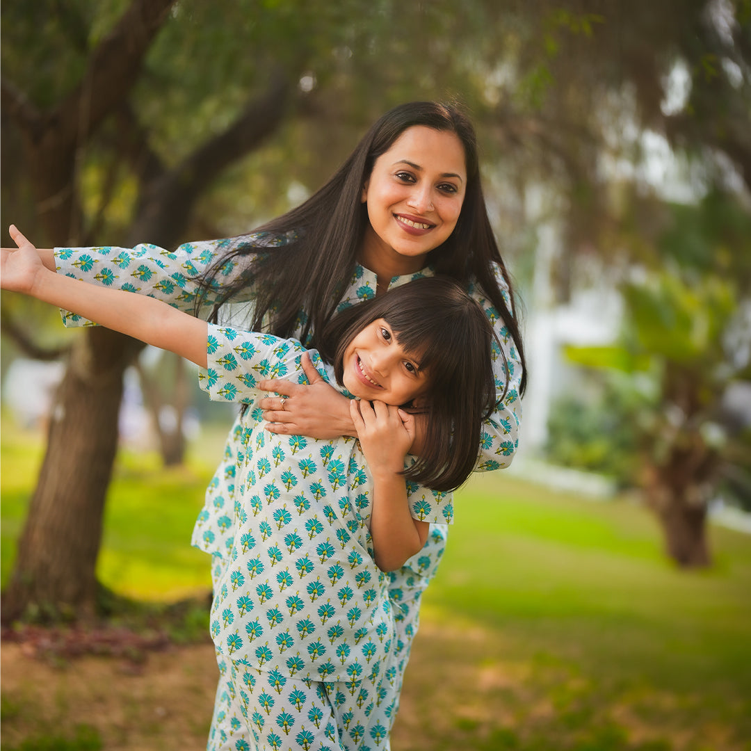 Bluebell - Girls Mom & Kids Twinning Set