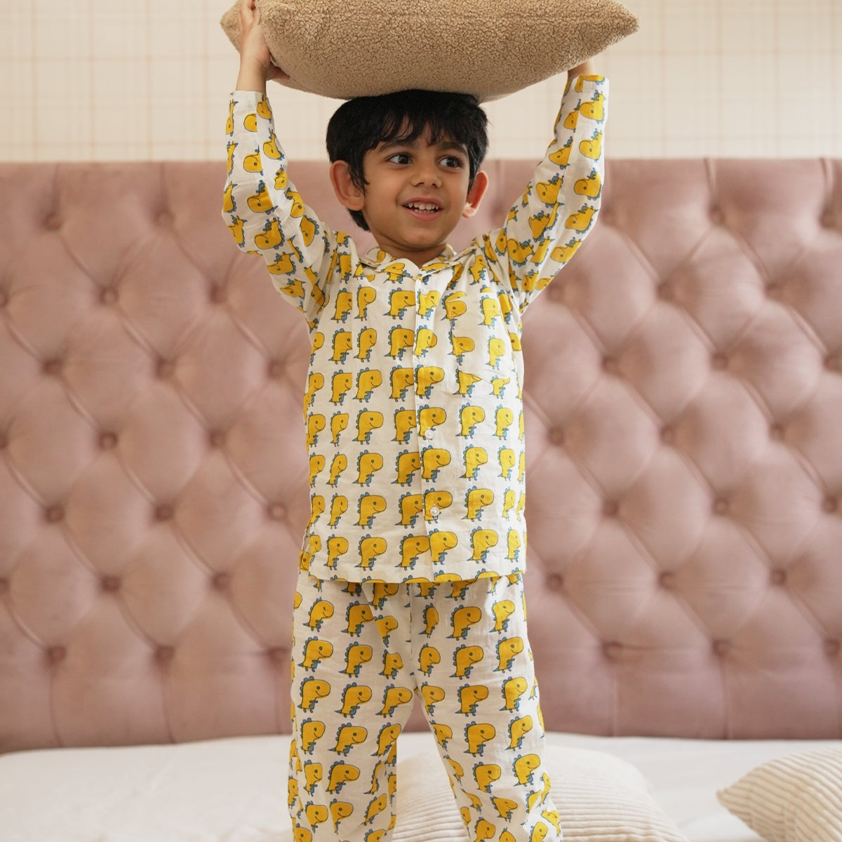 Dino Print Night Suit Set