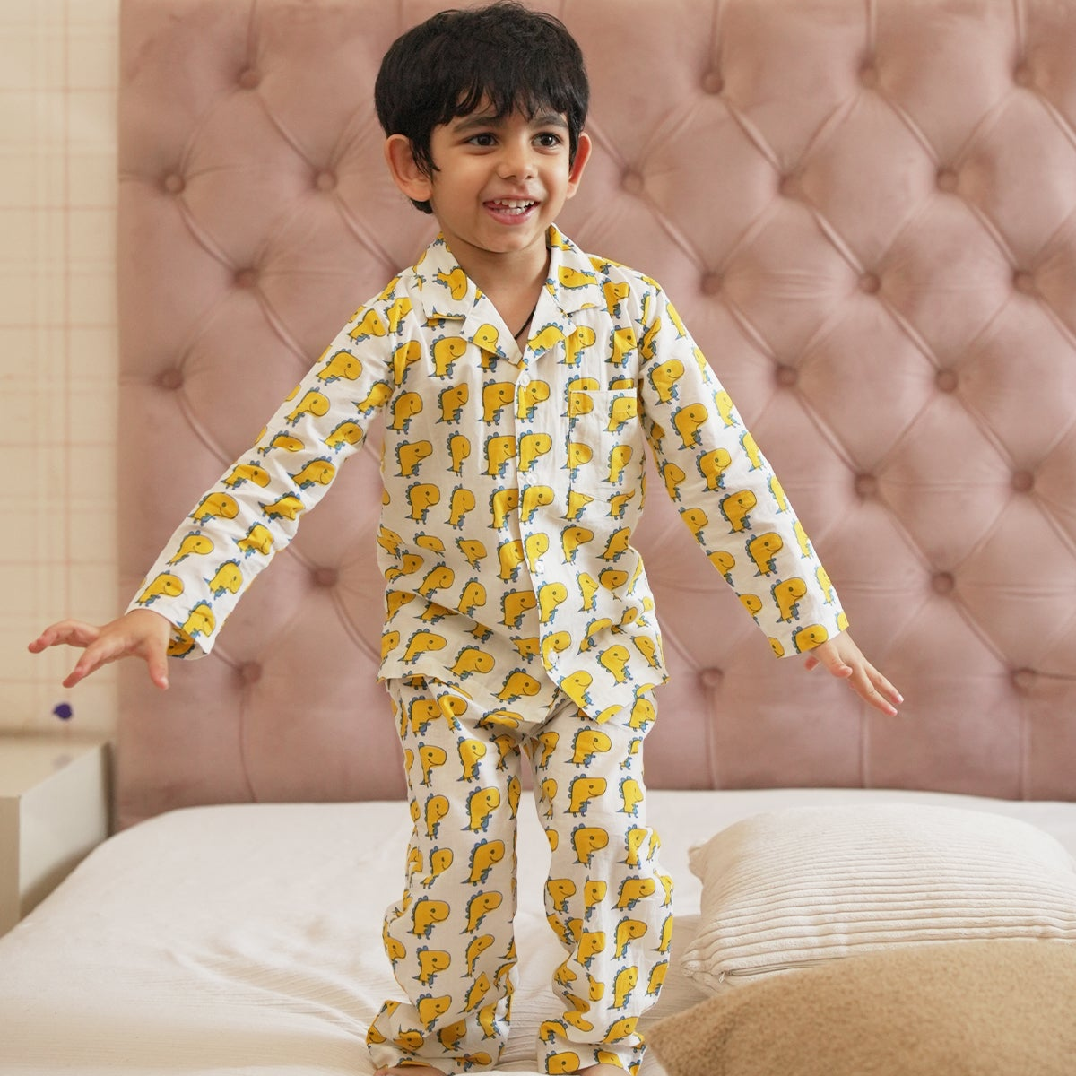 Dino Print Night Suit Set