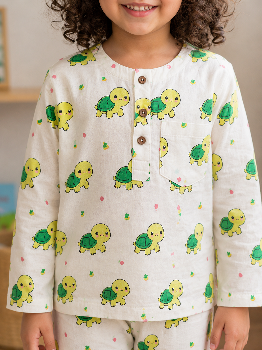 TOTO Turtle Unisex Night suit