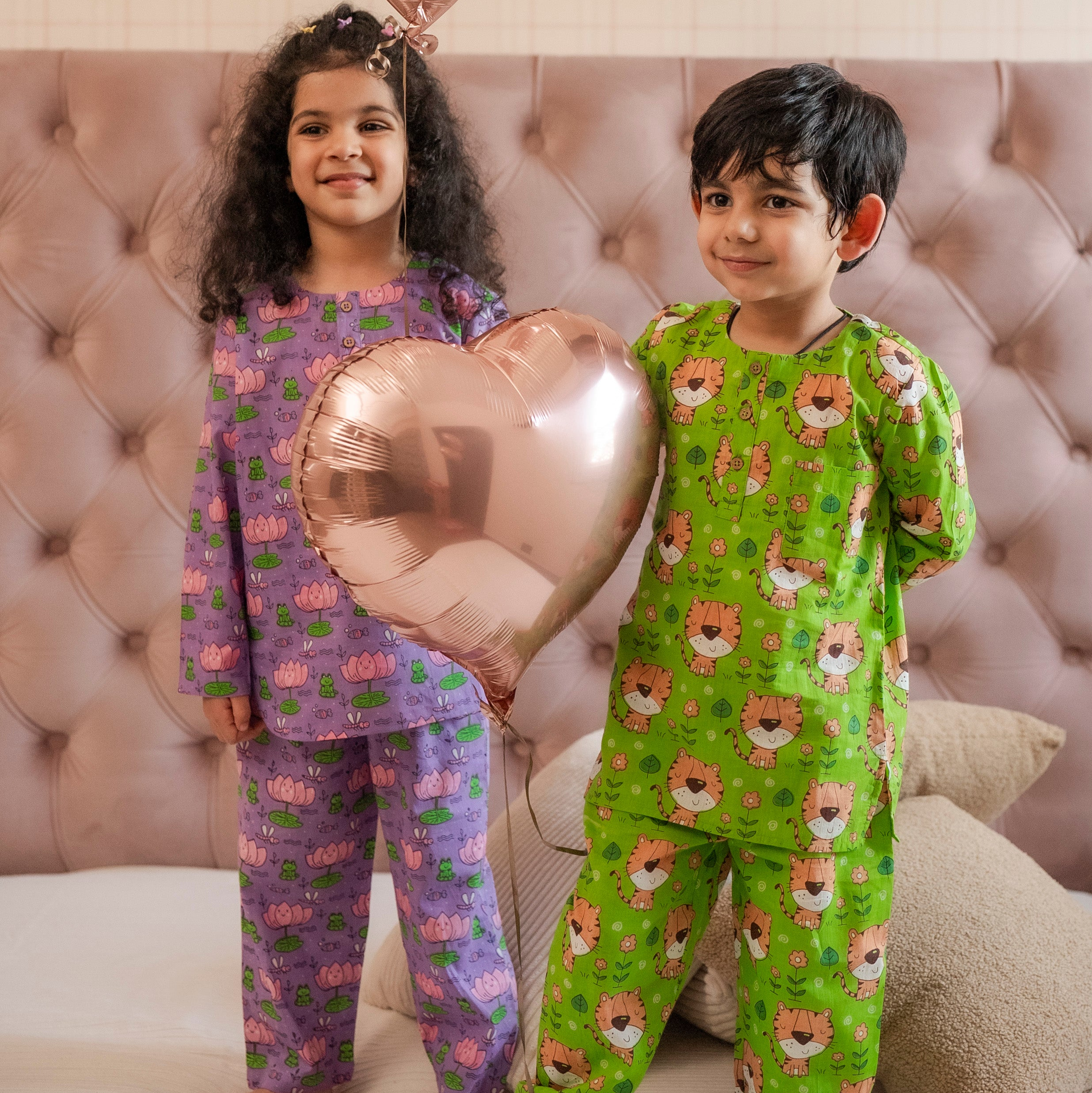 Green Tiger Night Suit Set