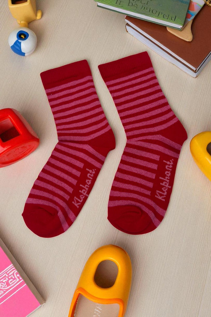 Strawberry Swirl Socks