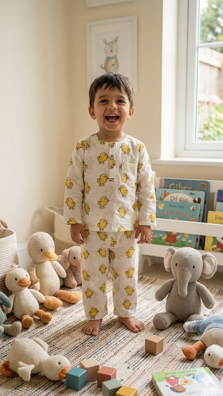 Chikoo Chick Unisex Night suit