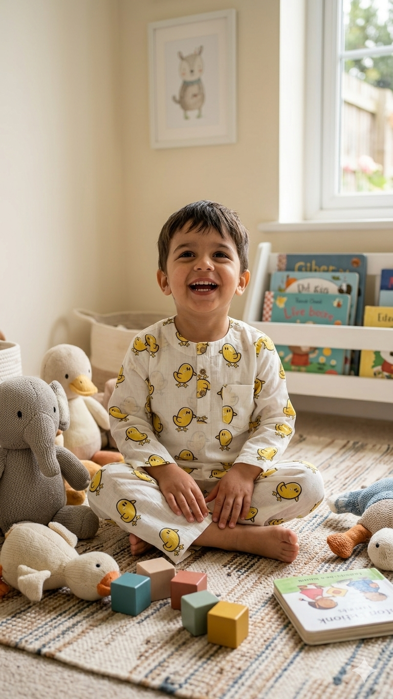 Chikoo Chick Unisex Night suit