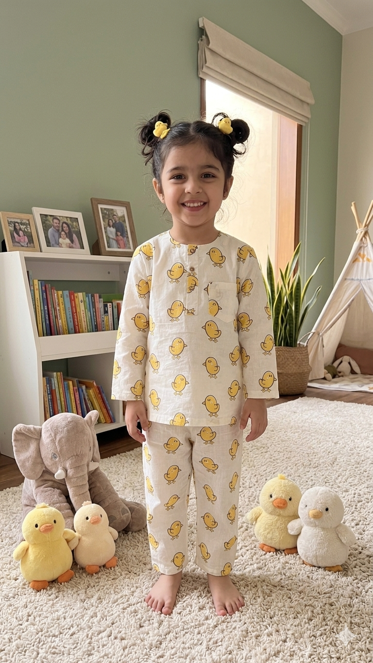 Chikoo Chick Unisex Night suit
