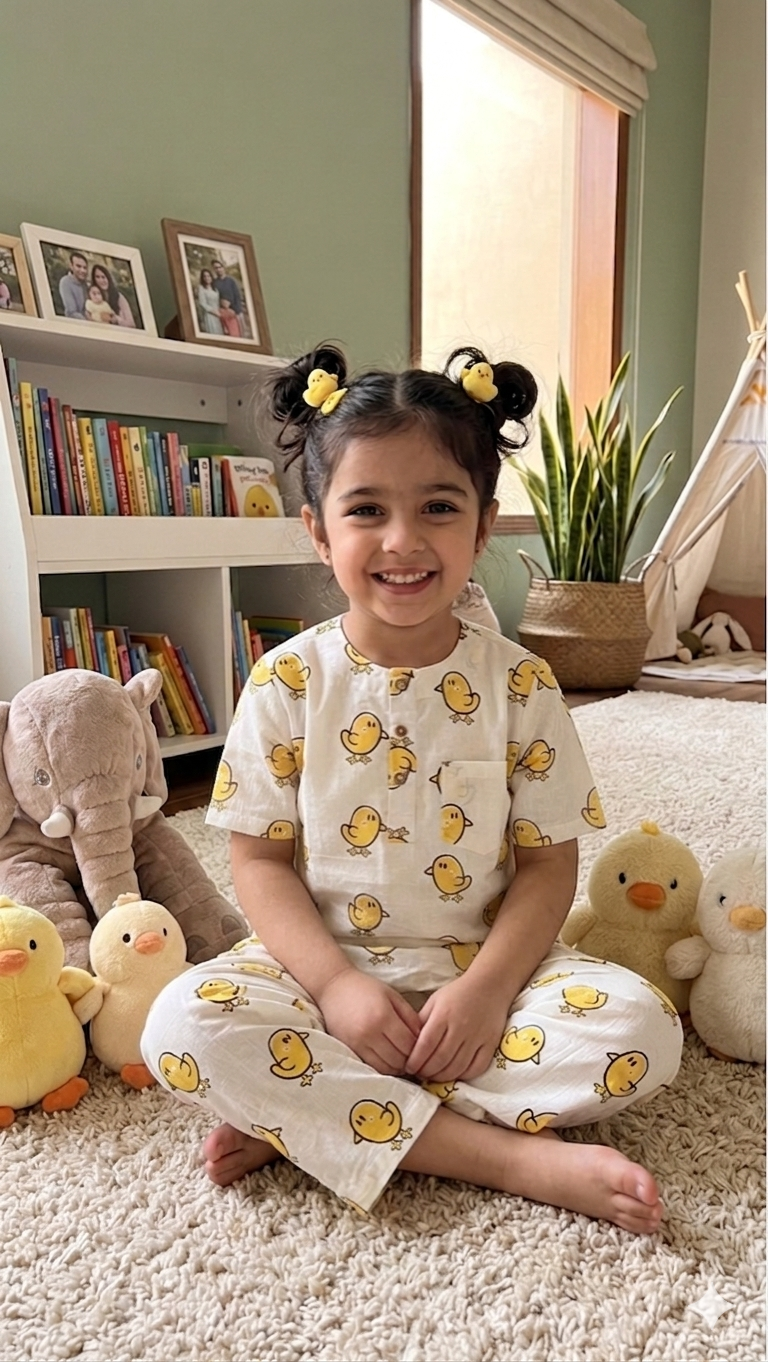 Goodnight Giggle Gang -3 pack cotton Pj set