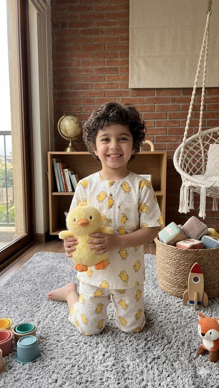 Goodnight Giggle Gang -3 pack cotton Pj set
