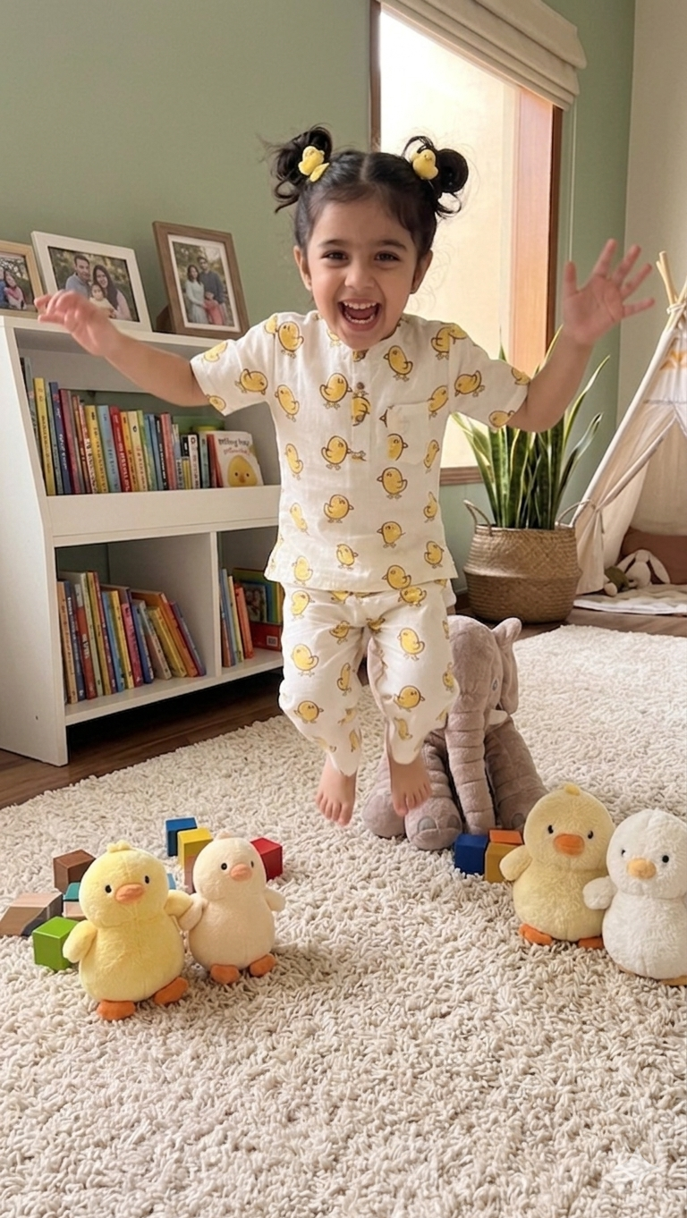 Chikoo Chick Unisex Night suit