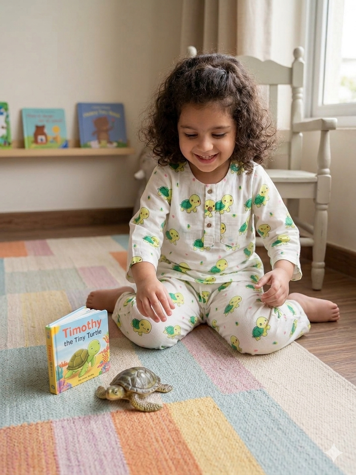 TOTO Turtle Unisex Night suit