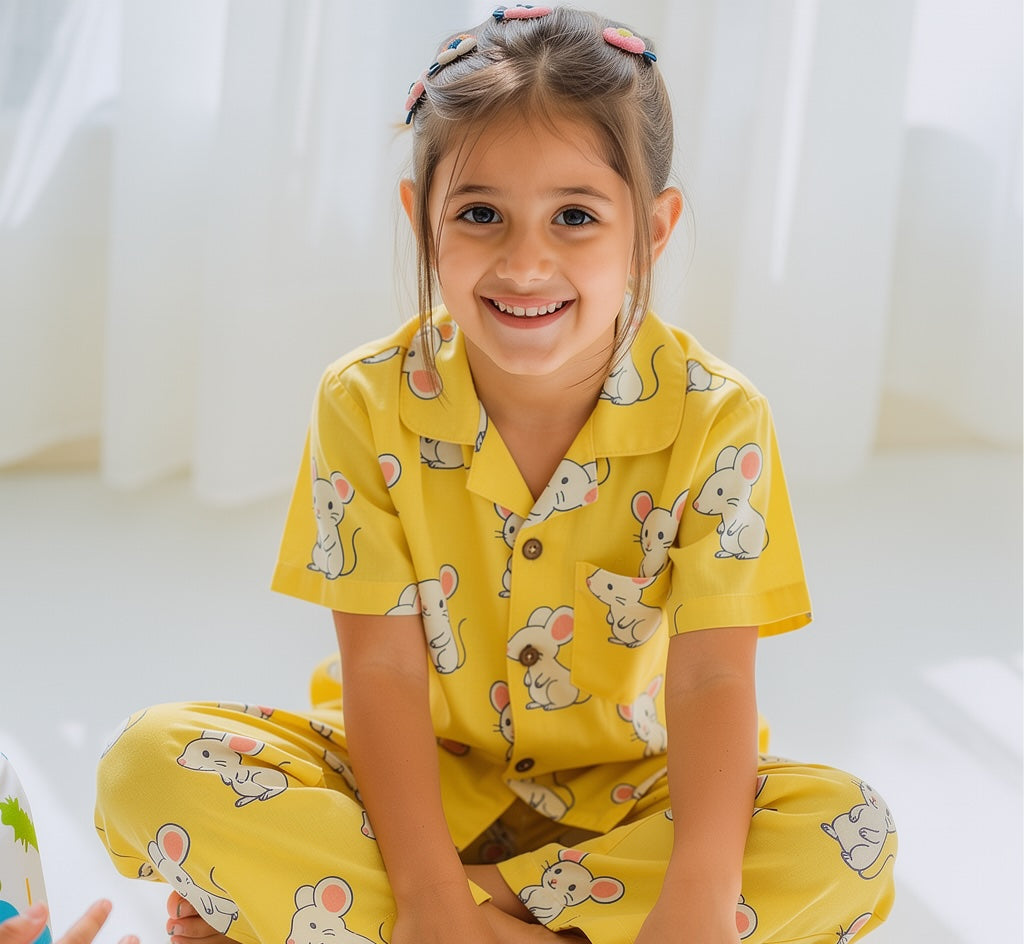 Triple Trouble Night suit Set – 3 pack cotton Pj set