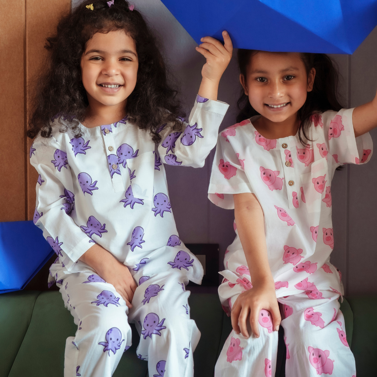 Octopus Print PJ set