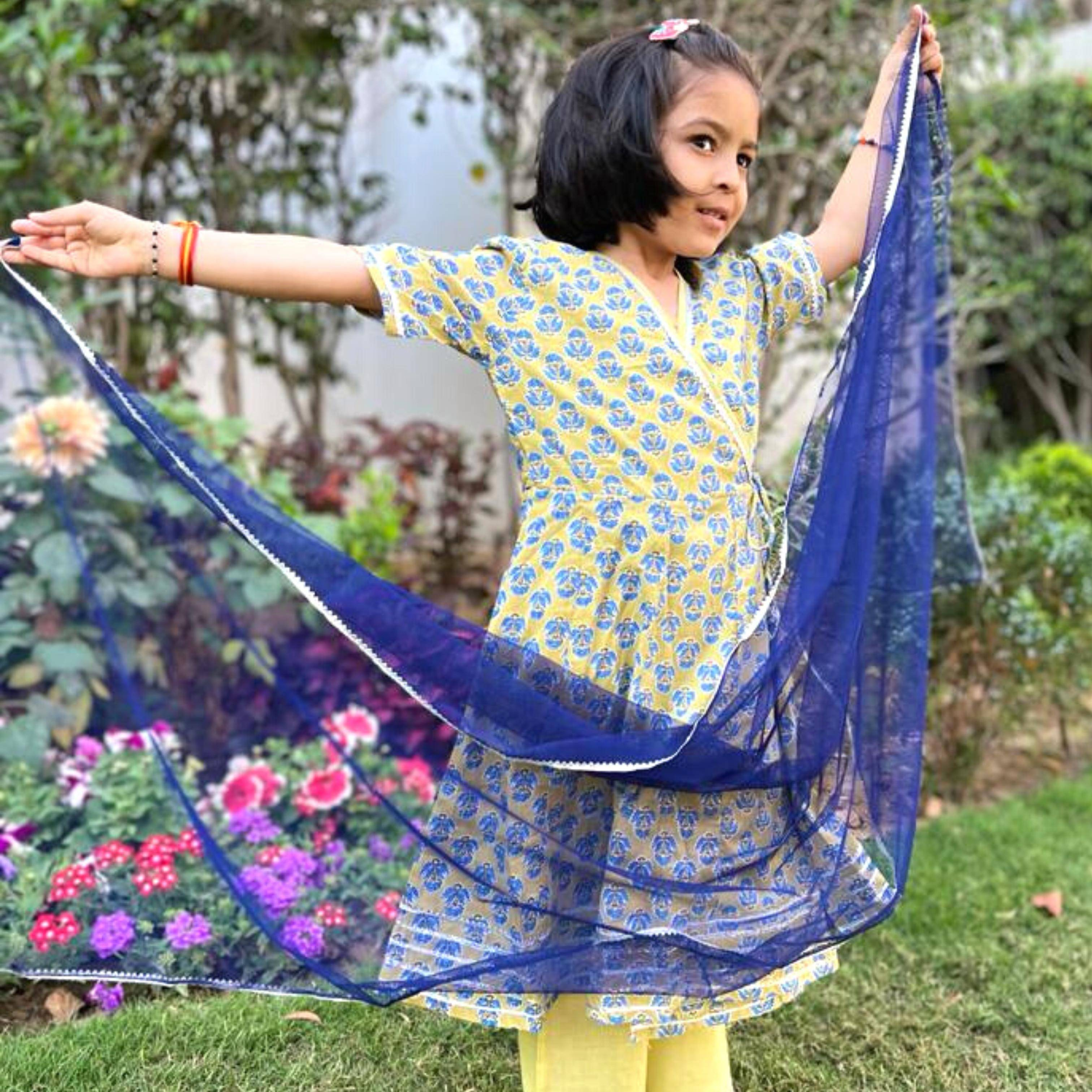 Rosa Angrakha Suit Set